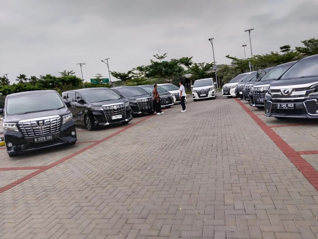 Jajaran mobil alphard yang disewakan