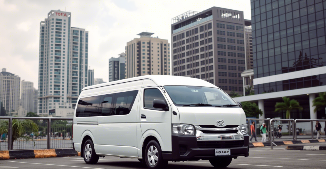 Memahami kapasitas dan konfigurasi tempat duduk Hiace